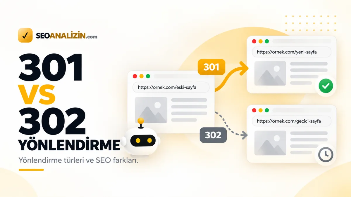 301 ve 302 Yönlendirme Farkı: SEO İçin Doğru Seçim